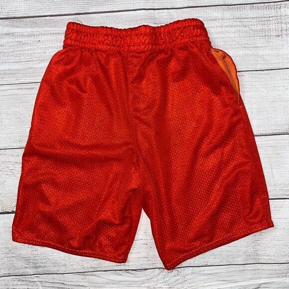 Athletic works youth boys L 10-12 orange athletic shorts w/pockets - Picture 5 of 5